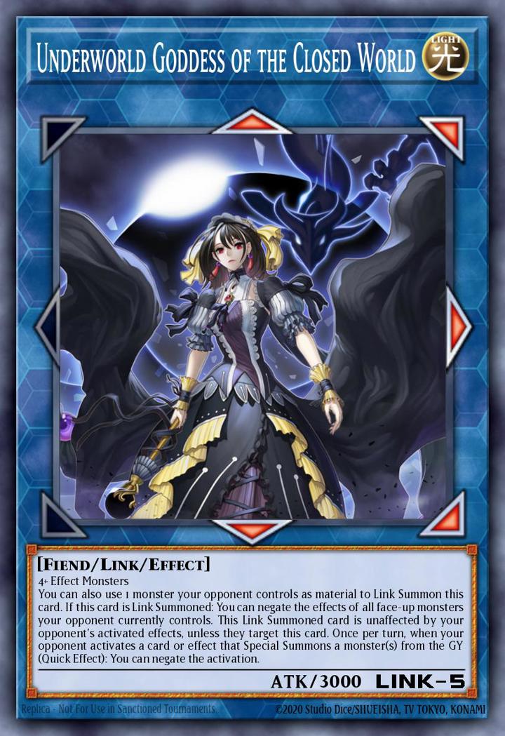Underworld Goddess of the Closed World (V.1 - Ultra Rare)