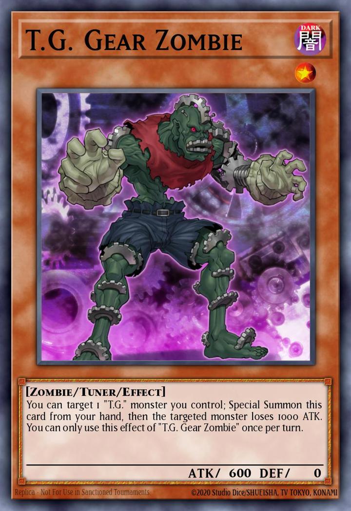 T.G. Gear Zombie Single: Yu-Gi-Oh! Battles of Legend: Hero's Revenge Einzelkarte