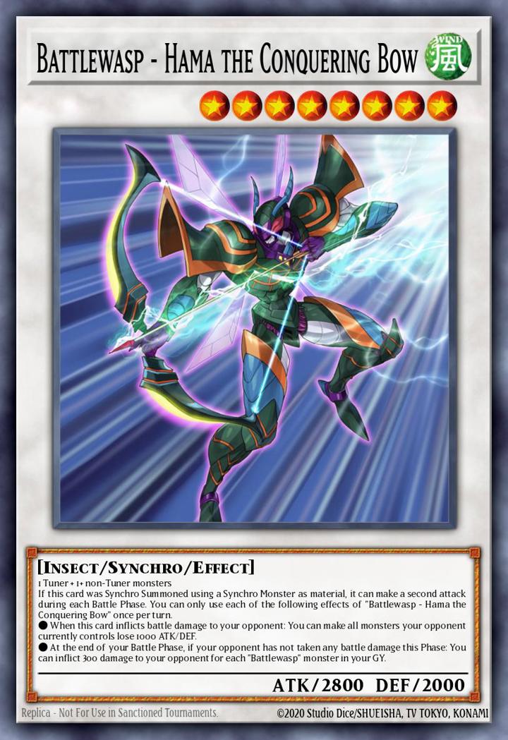 Battlewasp - Hama the Conquering Bow Single: Yu-Gi-Oh! Battles of Legend: Hero's Revenge Einzelkarte