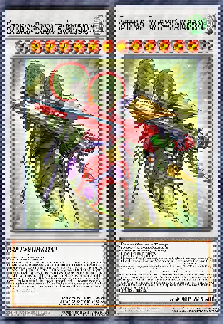 Battlewasp - Ballista the Armageddon Single: Yu-Gi-Oh! Battles of Legend: Hero's Revenge Einzelkarte
