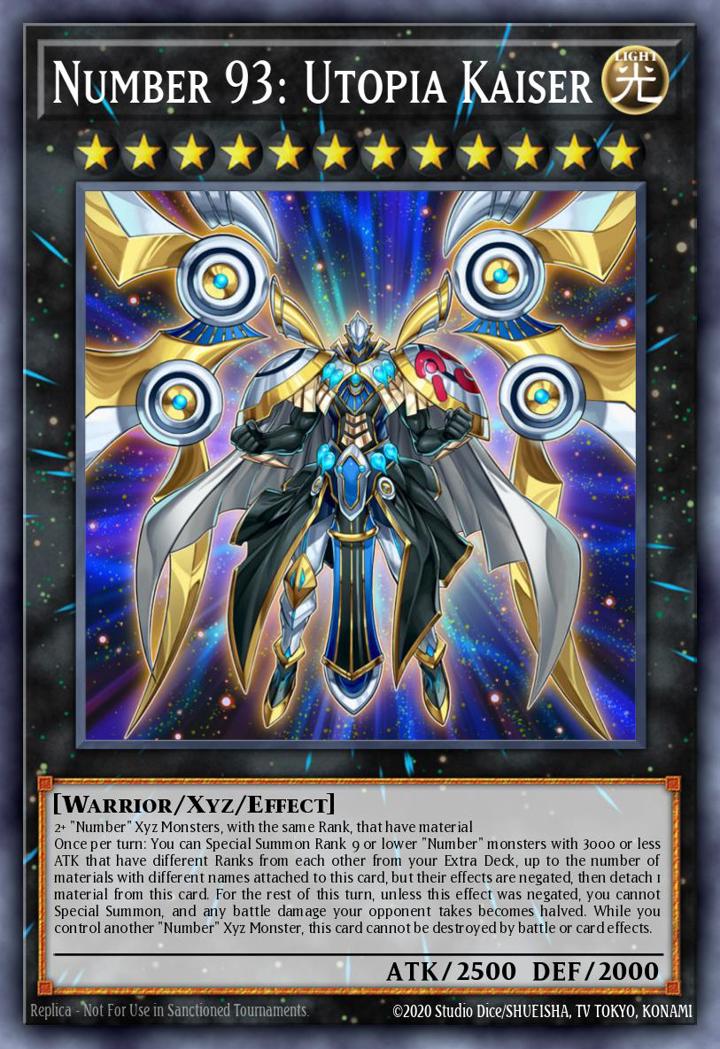 Number 93: Utopia Kaiser Single: Yu-Gi-Oh! Battles of Legend: Hero's Revenge Einzelkarte