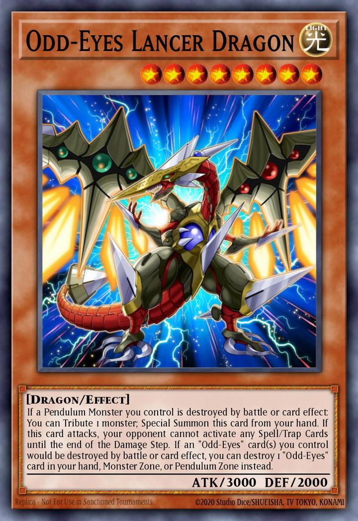 Odd-Eyes Lancer Dragon Single: Yu-Gi-Oh! Battles of Legend: Light's Revenge Einzelkarte