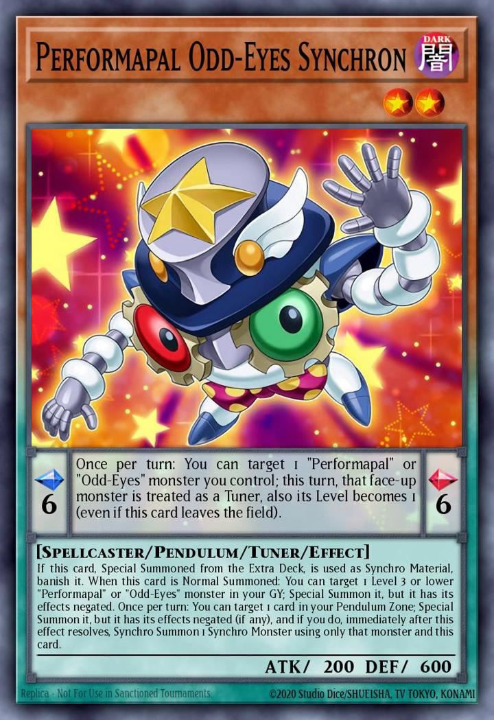 Performapal Odd-Eyes Synchron Single: Yu-Gi-Oh! Battles of Legend: Light's Revenge Einzelkarte