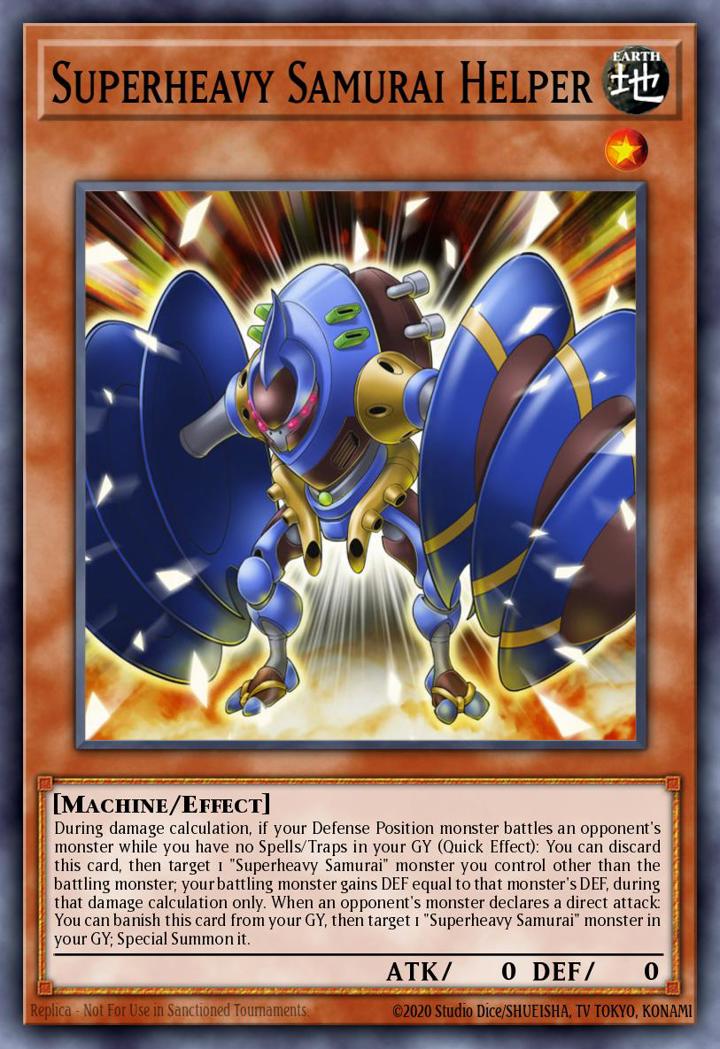 Superheavy Samurai Helper Single: Yu-Gi-Oh! Battles of Legend: Light's Revenge Einzelkarte