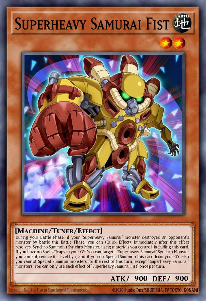 Superheavy Samurai Fist Single: Yu-Gi-Oh! Battles of Legend: Light's Revenge Einzelkarte