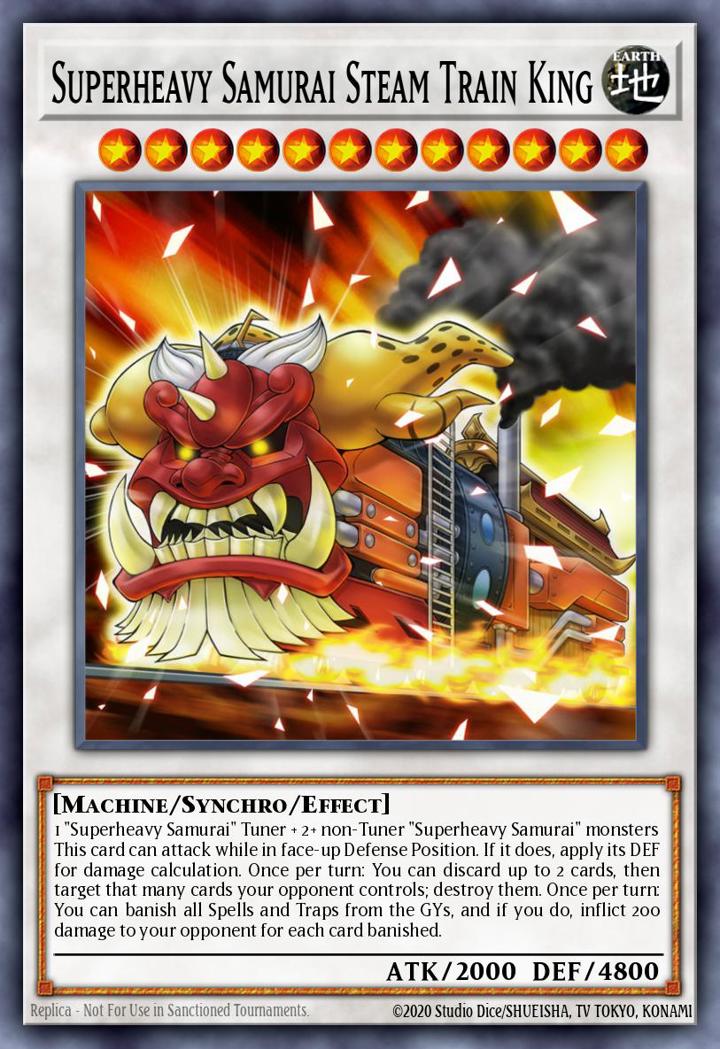Superheavy Samurai Steam Train King Single: Yu-Gi-Oh! Battles of Legend: Light's Revenge Einzelkarte