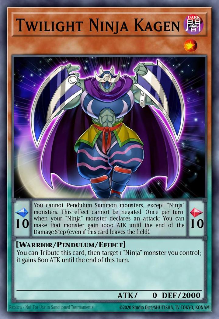 Twilight Ninja Kagen Single: Yu-Gi-Oh! Battles of Legend: Light's Revenge Einzelkarte