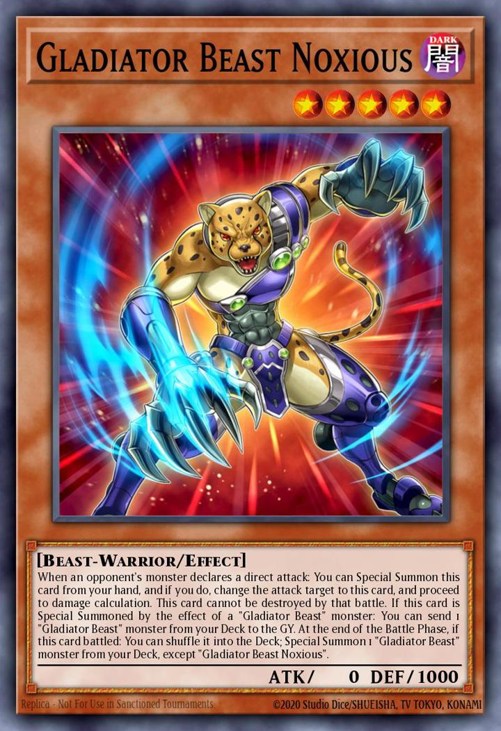 Gladiator Beast Noxious Single: Yu-Gi-Oh! Battles of Legend: Light's Revenge Einzelkarte