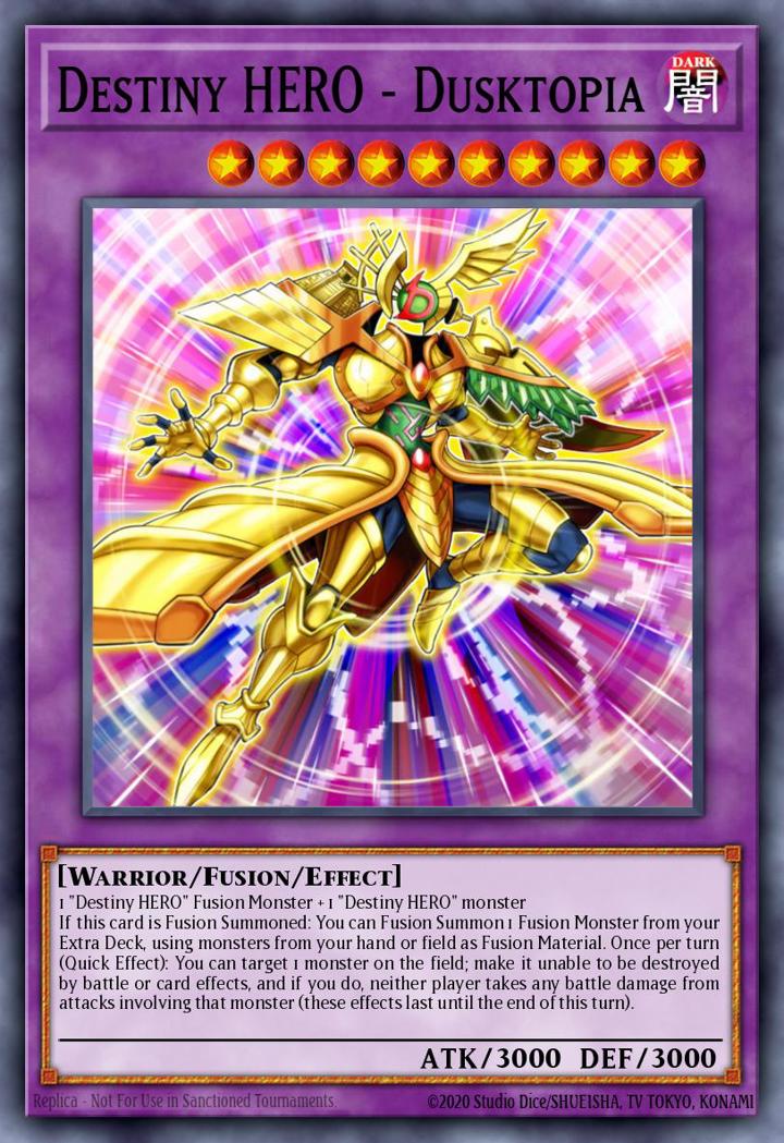 Destiny HERO - Dusktopia Single: Yu-Gi-Oh! Battles of Legend: Light's Revenge Einzelkarte