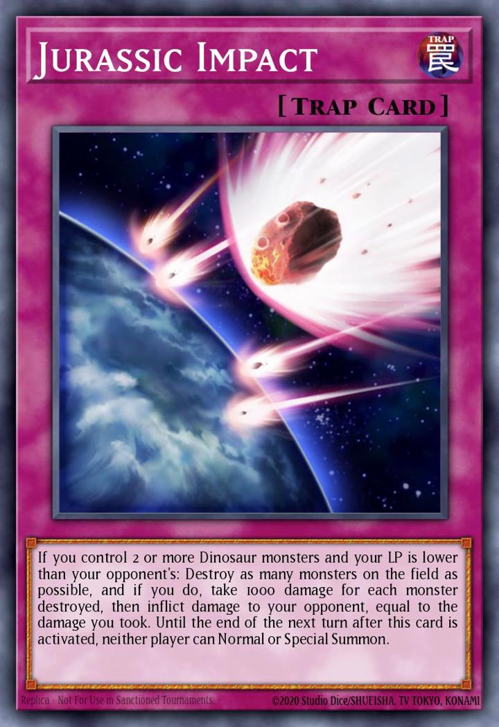 Jurassic Impact Single: Yu-Gi-Oh! Battles of Legend: Light's Revenge Einzelkarte