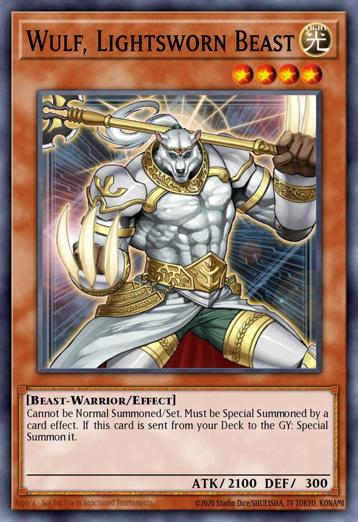 Wulf, Lightsworn Beast Single: Yu-Gi-Oh! Battles of Legend: Light's Revenge Einzelkarte