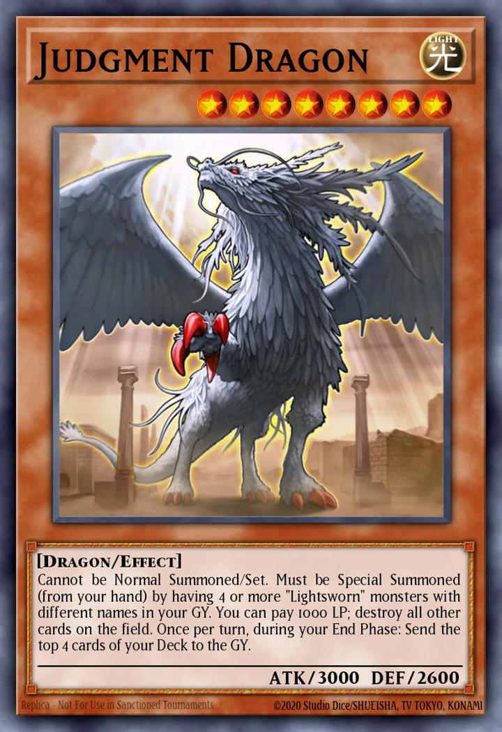 Judgment Dragon Single: Yu-Gi-Oh! Battles of Legend: Light's Revenge Einzelkarte