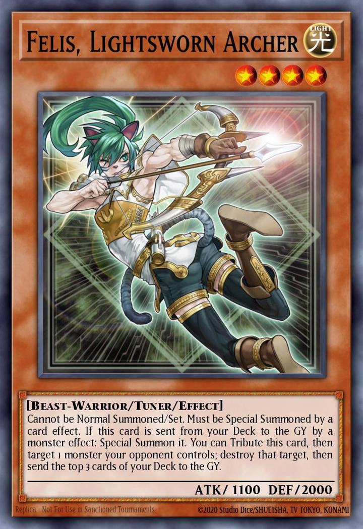 Felis, Lightsworn Archer Single: Yu-Gi-Oh! Battles of Legend: Light's Revenge Einzelkarte