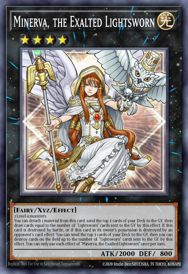 Minerva, the Exalted Lightsworn Single: Yu-Gi-Oh! Battles of Legend: Light's Revenge Einzelkarte