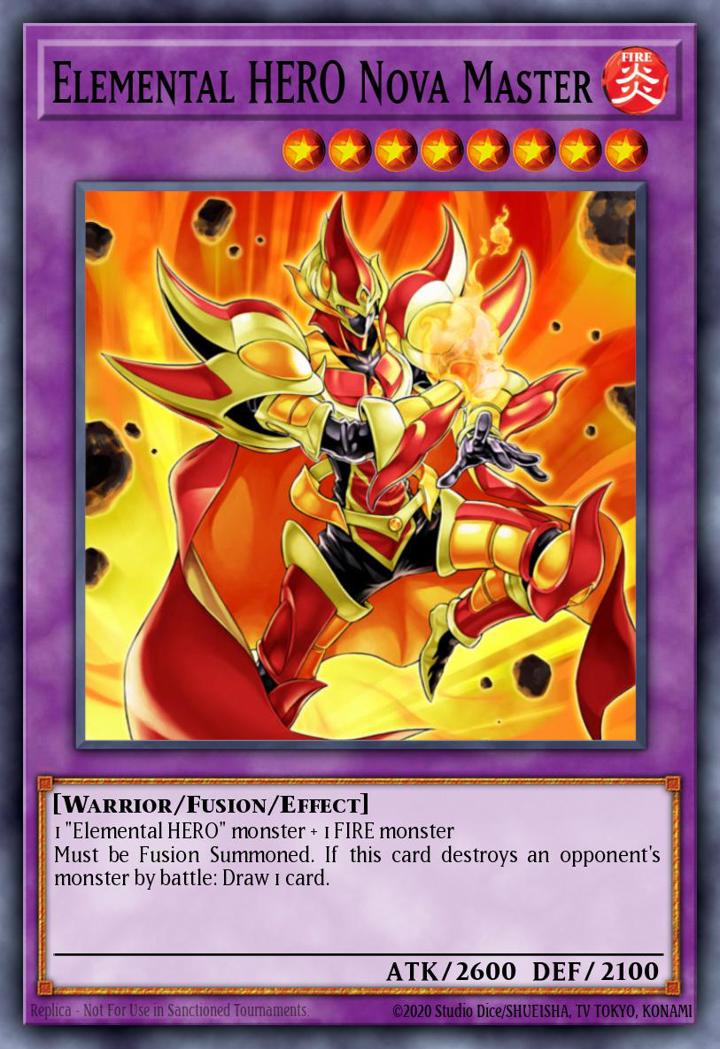 Elemental HERO Nova Master Single: Yu-Gi-Oh! Battles of Legend: Light's Revenge Einzelkarte