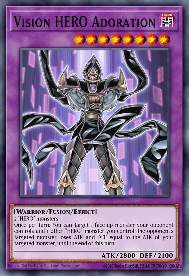 Vision HERO Adoration Single: Yu-Gi-Oh! Battles of Legend: Light's Revenge Einzelkarte