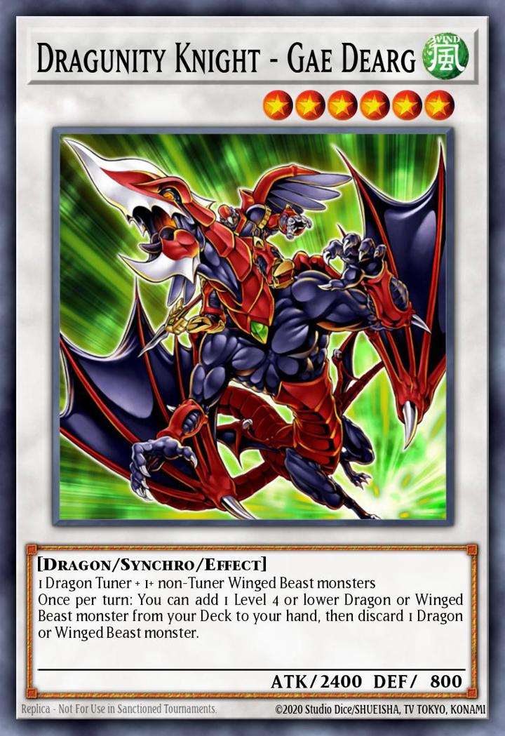 Dragunity Knight - Gae Dearg Single: Yu-Gi-Oh! Battles of Legend: Light's Revenge Einzelkarte