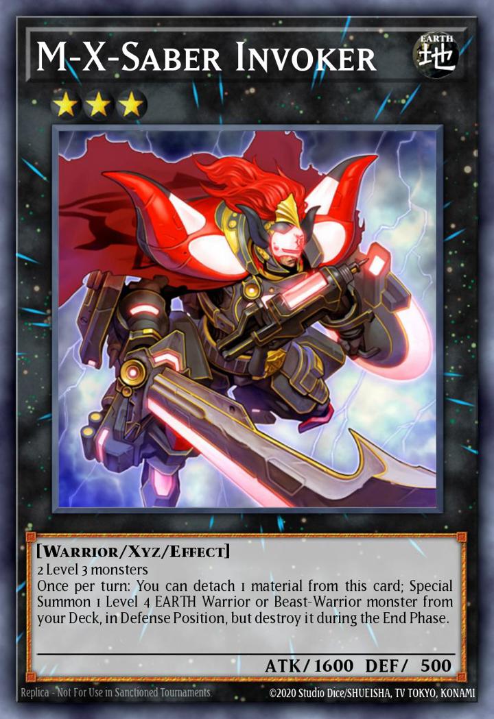 M-X-Saber Invoker Single: Yu-Gi-Oh! Battles of Legend: Light's Revenge Einzelkarte