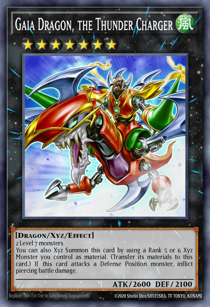 Gaia Dragon, the Thunder Charger Single: Yu-Gi-Oh! Battles of Legend: Light's Revenge Einzelkarte