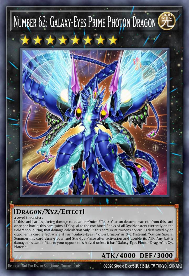 Number 62: Galaxy-Eyes Prime Photon Dragon Single: Yu-Gi-Oh! Battles of Legend: Light's Revenge Einzelkarte