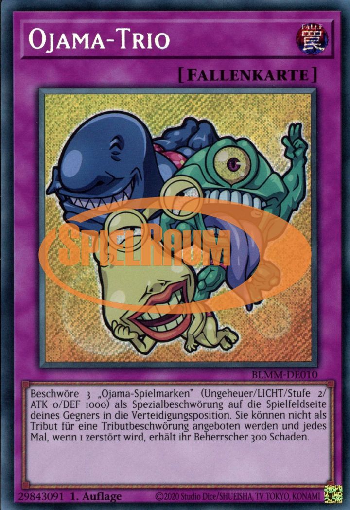 Ojama Trio (V.1 - Secret Rare)