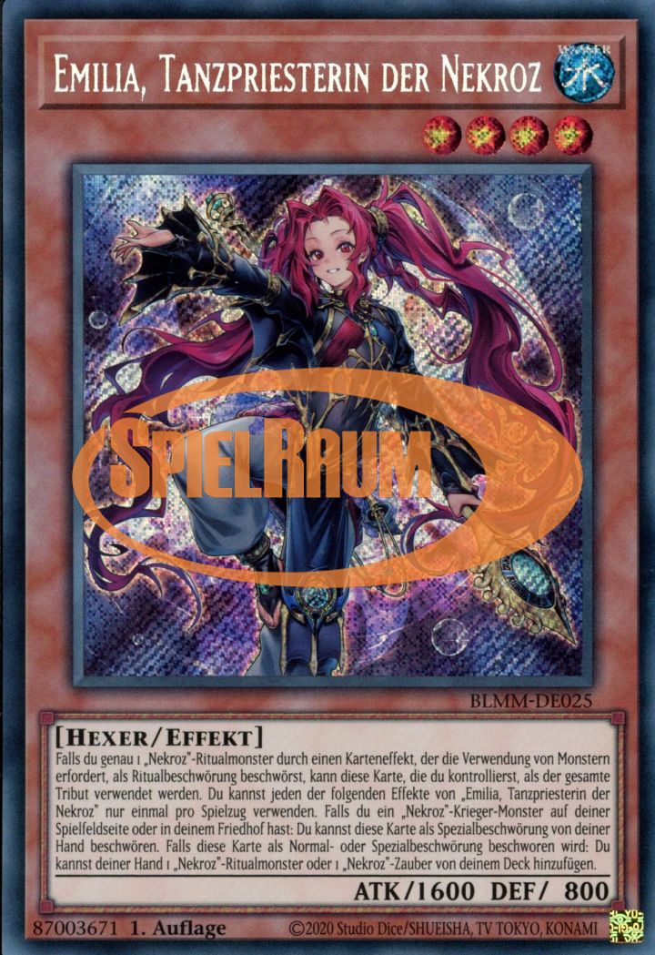 Emilia, Dance Priestess of the Nekroz (V.1 - Secret Rare)