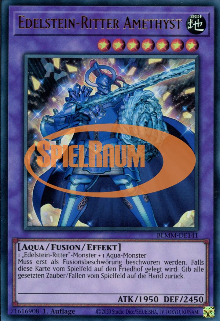 Gem-Knight Amethyst Single: Yu-Gi-Oh! Battles of Legend: Monster Mayhem Einzelkarte