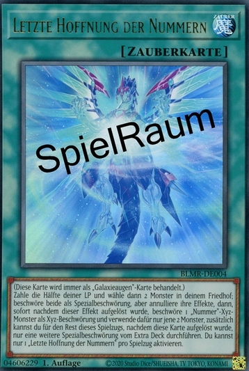 Numbers Last Hope Single: Yu-Gi-Oh! Battles of Legend: Monstrous Revenge Einzelkarte