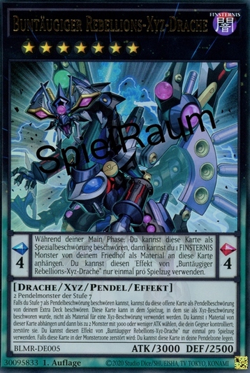 Odd-Eyes Rebellion Xyz Dragon Single: Yu-Gi-Oh! Battles of Legend: Monstrous Revenge Einzelkarte