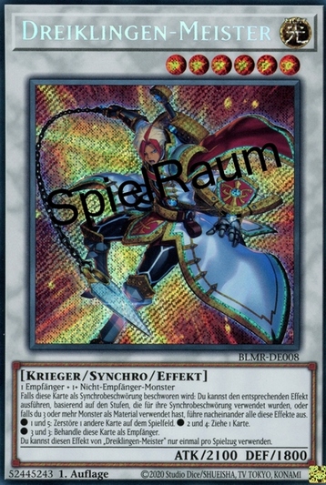 Tri-Edge Master (V.1 - Secret Rare) Single: Yu-Gi-Oh! Battles of Legend: Monstrous Revenge Einzelkarte