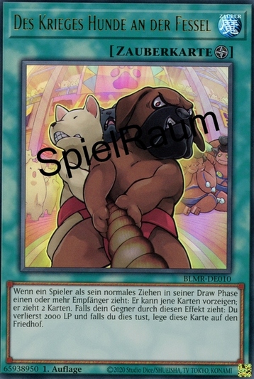 Don't Slip, the Dogs of War Single: Yu-Gi-Oh! Battles of Legend: Monstrous Revenge Einzelkarte