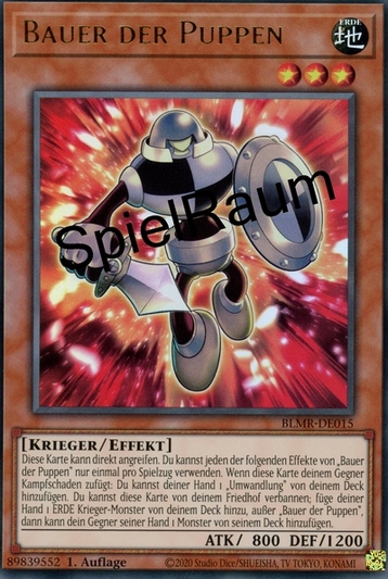 Puppet Pawn Single: Yu-Gi-Oh! Battles of Legend: Monstrous Revenge Einzelkarte