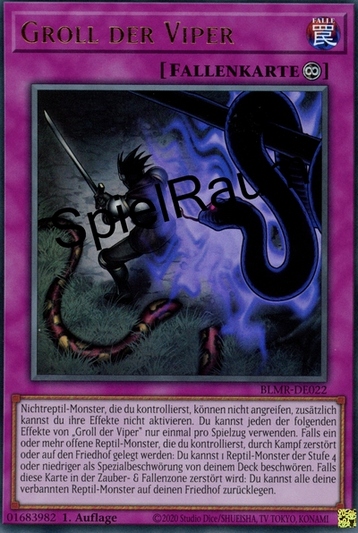 Viper's Grudge Single: Yu-Gi-Oh! Battles of Legend: Monstrous Revenge Einzelkarte
