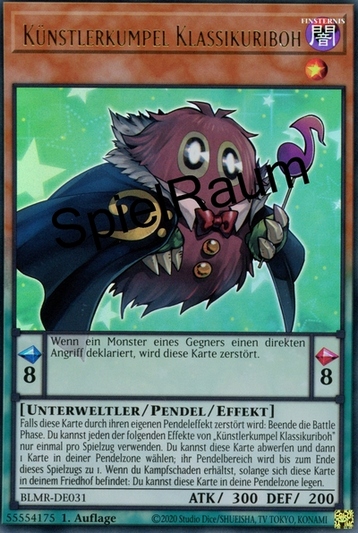 Performapal Classikuriboh Single: Yu-Gi-Oh! Battles of Legend: Monstrous Revenge Einzelkarte
