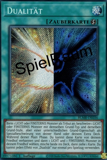 Duality Single: Yu-Gi-Oh! Battles of Legend: Monstrous Revenge Einzelkarte
