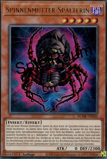 Mother Spider Splitter Single: Yu-Gi-Oh! Battles of Legend: Monstrous Revenge Einzelkarte