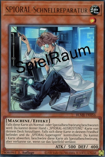 SPYRAL Quik-Fix (V.1 - Ultra Rare) Single: Yu-Gi-Oh! Battles of Legend: Monstrous Revenge Einzelkarte