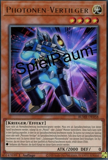 Photon Vanisher Single: Yu-Gi-Oh! Battles of Legend: Monstrous Revenge Einzelkarte