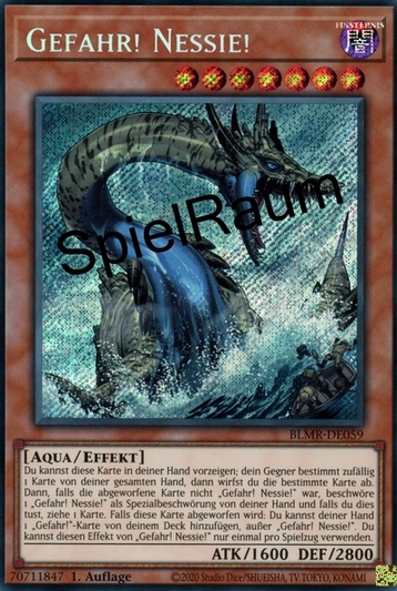 Danger! Nessie! (V.1 - Secret Rare) Single: Yu-Gi-Oh! Battles of Legend: Monstrous Revenge Einzelkarte
