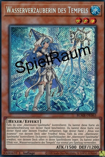 Water Enchantress of the Temple (V.2 - Quarter Century Secret Rare) Single: Yu-Gi-Oh! Battles of Legend: Monstrous Revenge Einzelkarte