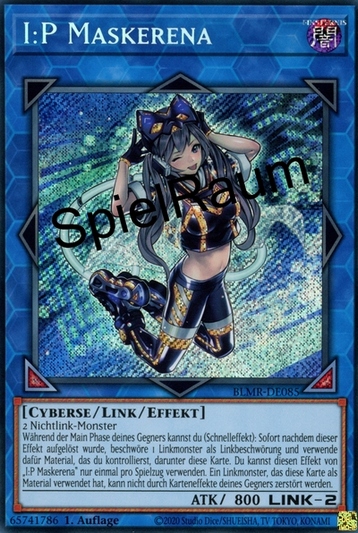 I:P Masquerena (V.1 - Secret Rare) Single: Yu-Gi-Oh! Battles of Legend: Monstrous Revenge Einzelkarte