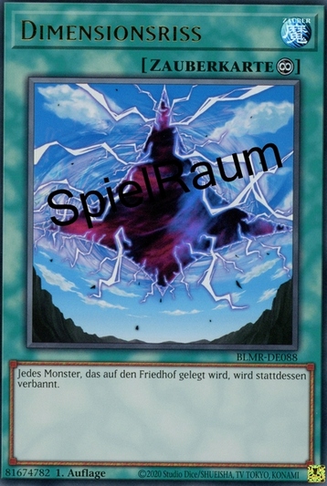 Dimensional Fissure Single: Yu-Gi-Oh! Battles of Legend: Monstrous Revenge Einzelkarte
