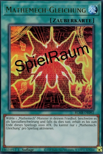 Mathmech Equation Single: Yu-Gi-Oh! Battles of Legend: Monstrous Revenge Einzelkarte