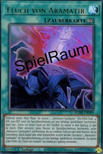 Curse of Aramatir Single: Yu-Gi-Oh! Battles of Legend: Monstrous Revenge Einzelkarte