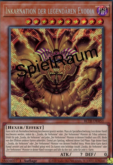 The Legendary Exodia Incarnate (V.1 - Secret Rare)