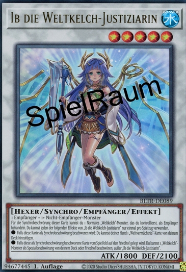 Ib the World Chalice Justiciar (V.1 - Ultra Rare)