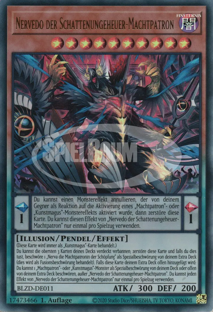 Nervado the Shadebeast Power Patron (V.1 - Ultra Rare)