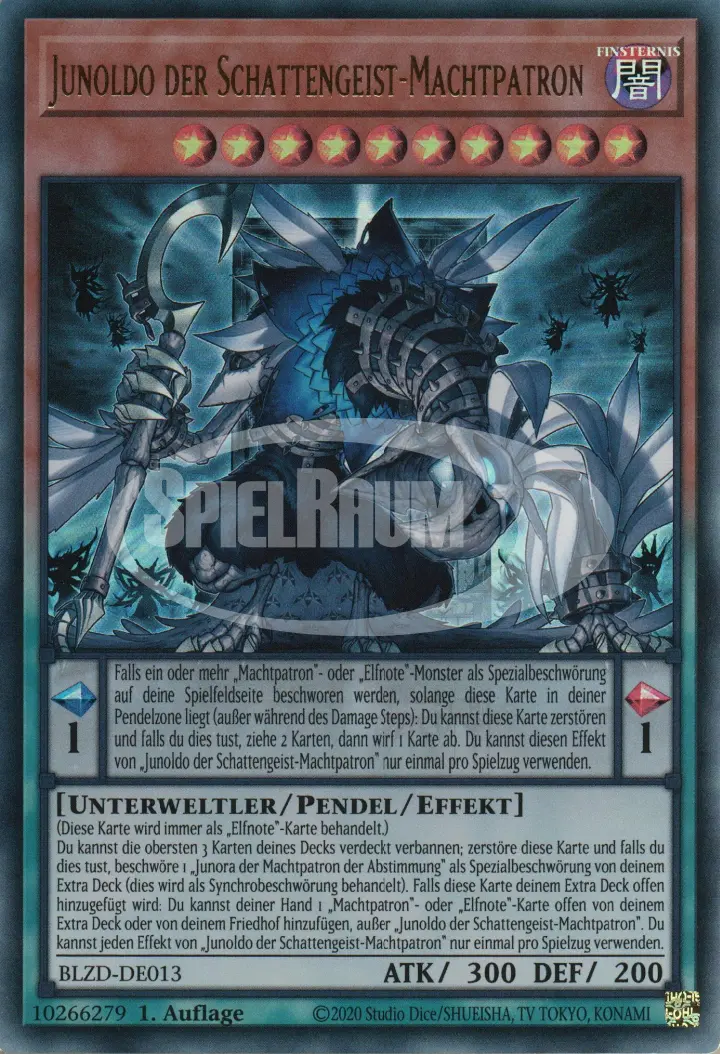 Junoldo the Shadespirit Power Patron (V.1 - Ultra Rare)