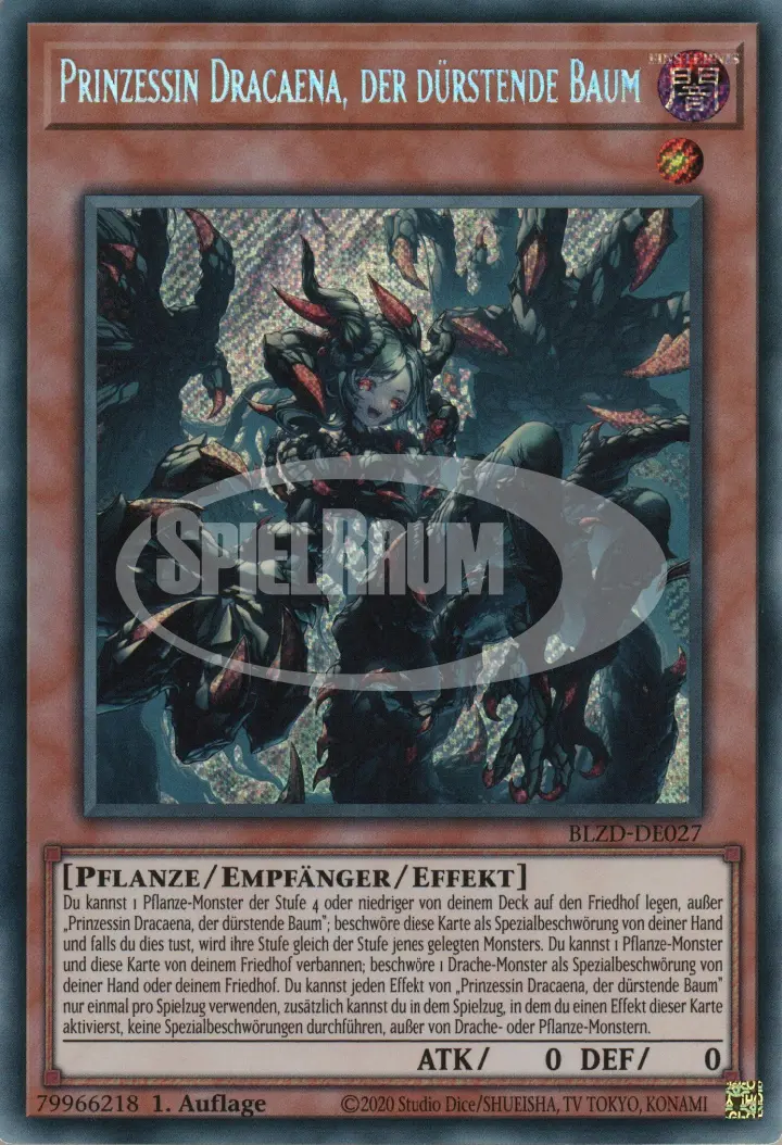 Princess Dracaena, the Thirsting Tree (V.1 - Secret Rare)