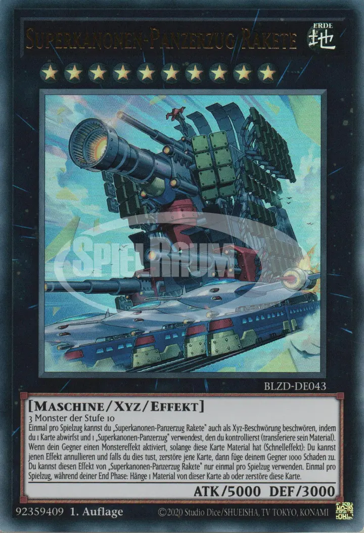 Superdreadnought Rail Cannon Gustav Rocket (V.1 - Ultra Rare)